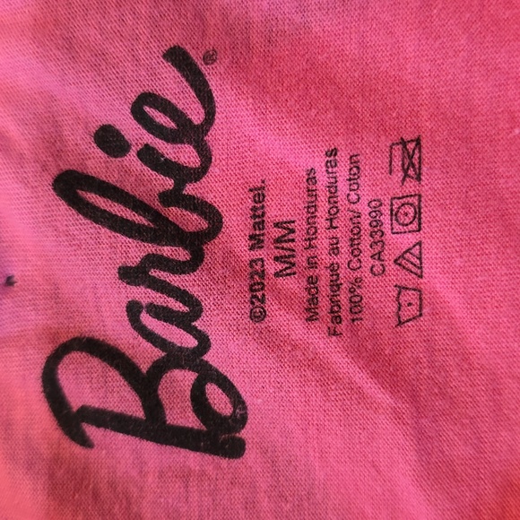 Like New, Barbie official cotton tee, glitter logo - Picture 7 of 7